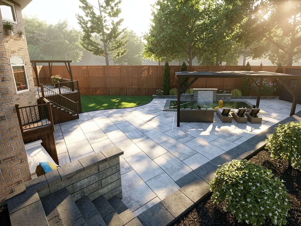 Steps & patio approach