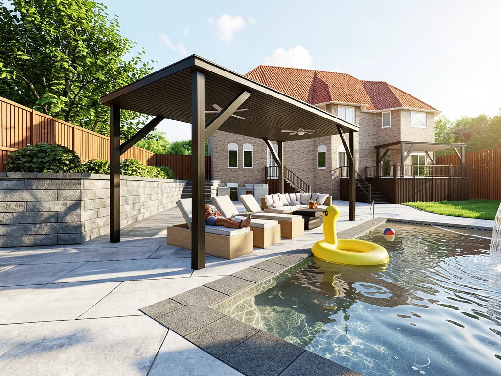 Pergola perspective